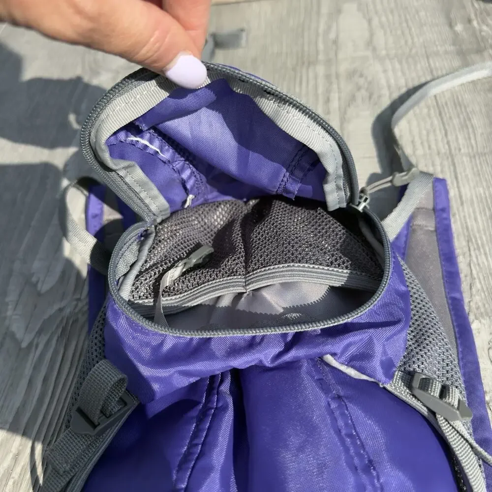 CamelBak Aurora Hydration Pack Purple Backpack Water Reservoir Hiking No Bladder
